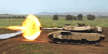 Merkava IV firing